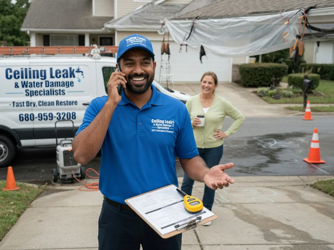 Ceiling Leak Cleanup Hector, AR FAQs